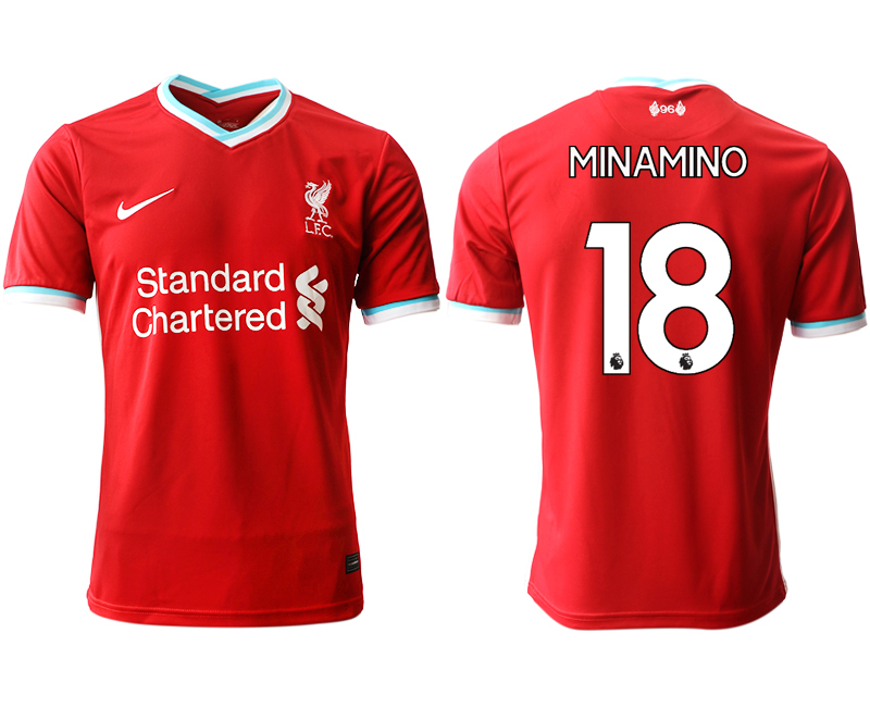 Men 2020-2021 club Liverpool home aaa version #18 red Soccer Jerseys->liverpool jersey->Soccer Club Jersey